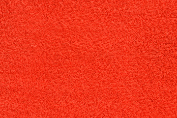 Fototapeta premium closeup of red towel