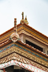 Fototapeta premium Detail Tempel Dach Indonesien 