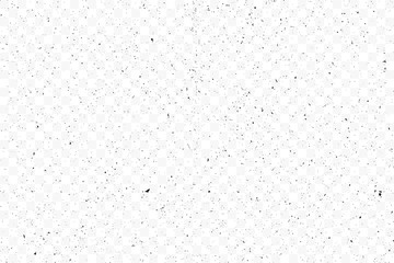 Old grunge black texture. Dark weathered overlay pattern sample on transparent background. Screen background. Vector. - obrazy, fototapety, plakaty