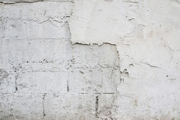 fractured concrete surface
