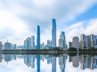 Zhujiang New Town City Skyline, Guangzhou, Guangdong, China