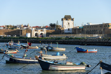 Fototapeta na wymiar Port d'Asilah, Maroc