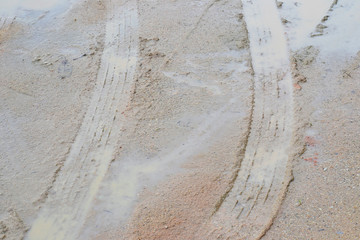 Obraz premium wheels track