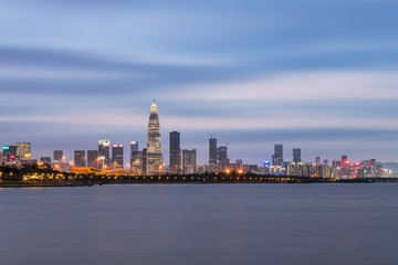 Fototapeta na wymiar Shenzhen Bay, Shenzhen, Guangdong, China