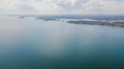 Maine New England Coastline with Lighthouses
