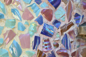 texture decorated with colorful tile