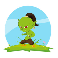 ugly troll in the camp magic character