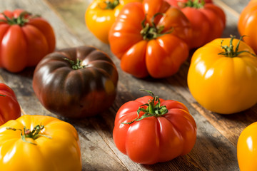 Healthy Organic Heirloom Tomatoes