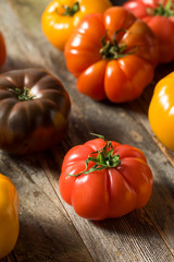 Healthy Organic Heirloom Tomatoes