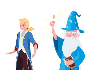 prince charming and wizard of tales characters