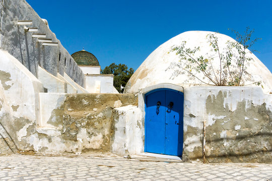 Traditional Building In Houmt El Souk In Djerba, Tunisia.