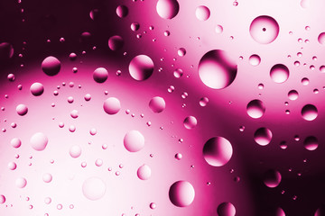 Close-up shot of water drops. Abstract background.