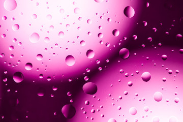 Close-up shot of water drops. Abstract background.