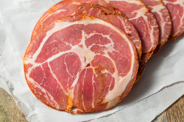 Organic Italian Capocollo Deli Meat