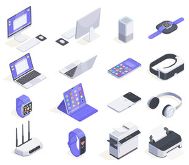 Electronic Accessories Icon Set