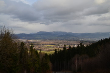 Javorník mountain in Třinec, Czech republic