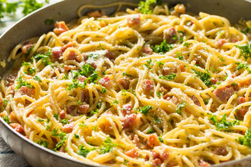 Savory Homemade Carbonara Pasta