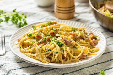 Savory Homemade Carbonara Pasta