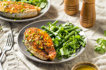 Homemade Organic Salmon Steak
