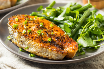 Homemade Organic Salmon Steak
