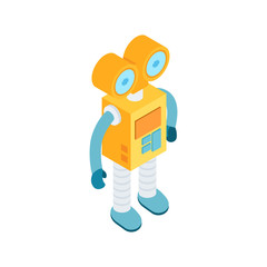 Fototapeta premium robot. isometric