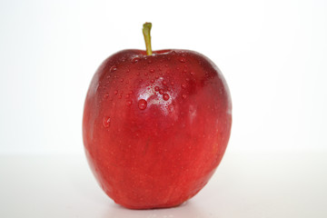 red apple isolated on white background