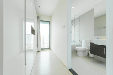 Interior of a modern bathroom