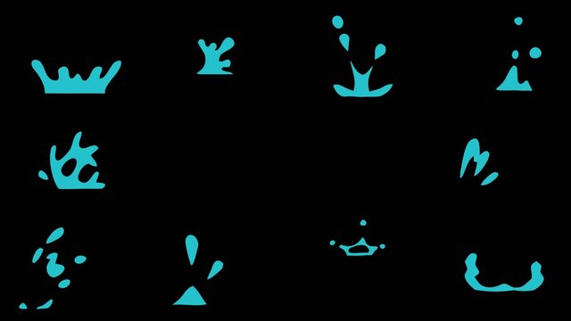 10 Water Splash Overlays 4