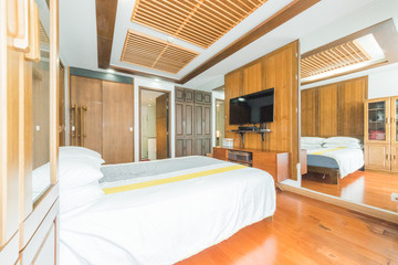 bedroom with a beautiful interior