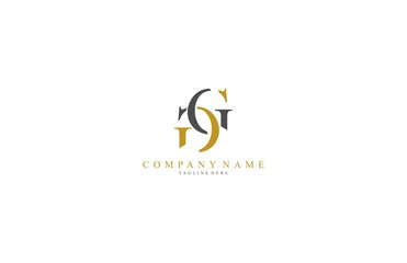 Unique Minimal Elegant GG Logo