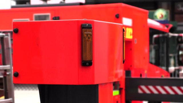 fire truck, bottom and side view.