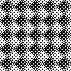 Black and white geometrical diagonal square pattern background design
