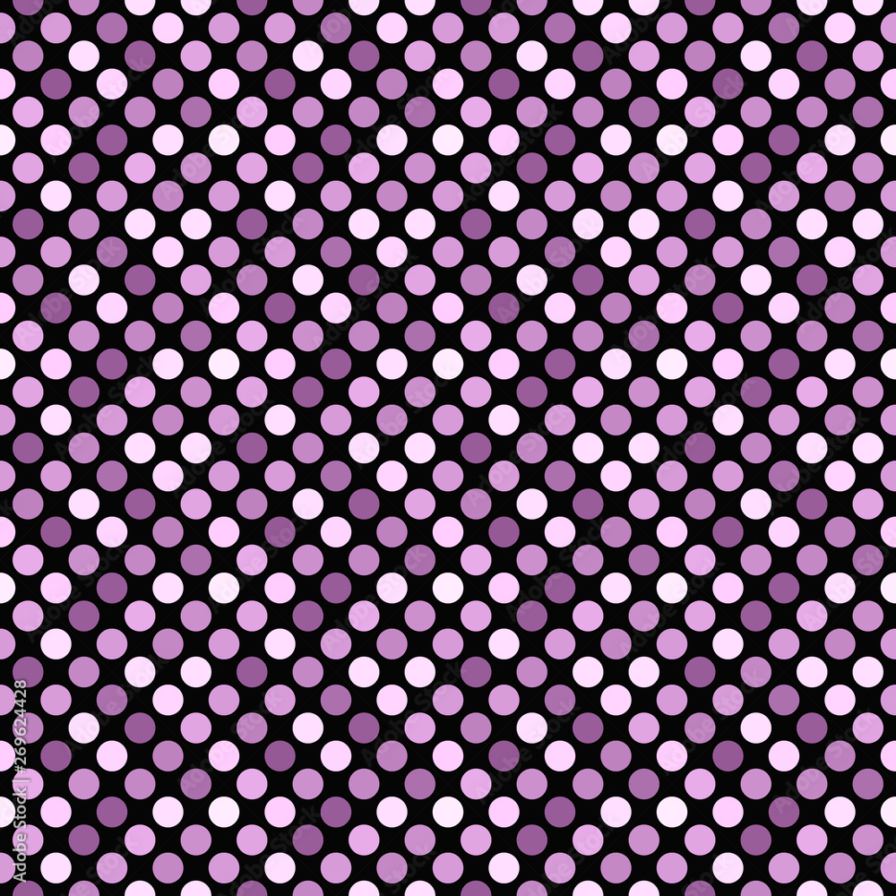 Aufkleber seamless circle pattern background - abstract purple vector design