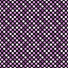 Seamless circle pattern background - abstract purple vector design