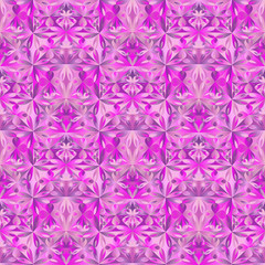 Colorful abstract triangular flower pattern background design