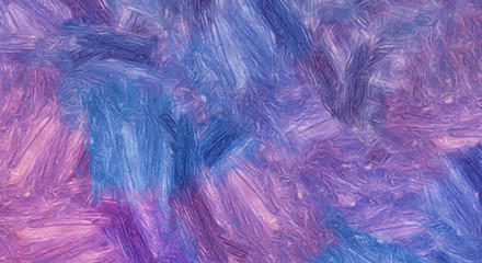 Abstract painting impressionism wall art print example with oil imitation in Vincent Van Gogh style. Artistic contemporary design decor elements. Pop modern abstraction with vibrant bright strokes.