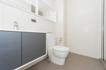 Modern bathroom interior