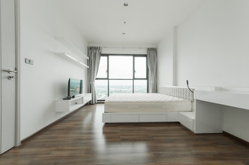 Fototapeta premium Modern bedroom in luxury apartment