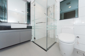 Modern bathroom interior