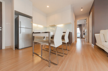 Interior design of a luxury modern kitchen