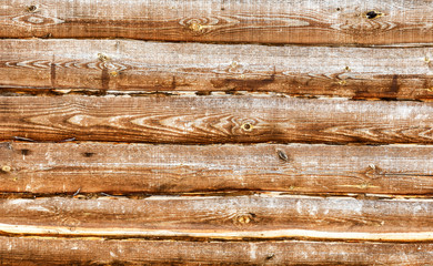 Wooden planks with natural patterns as background