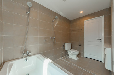 bathroom with a beautiful interior .