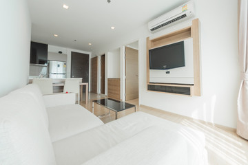 Interior, beautiful apartment, luxurious living room