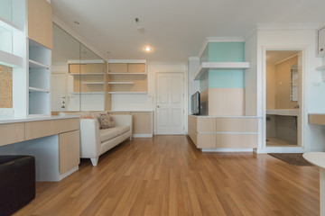 Interior, beautiful apartment, luxurious living room