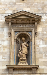 Fototapeta premium St. Augustine Statue in Budapest