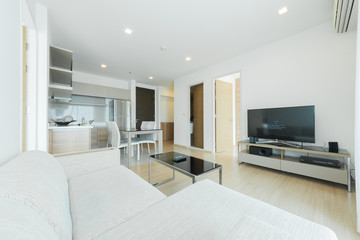 Interior, beautiful apartment, luxurious living room