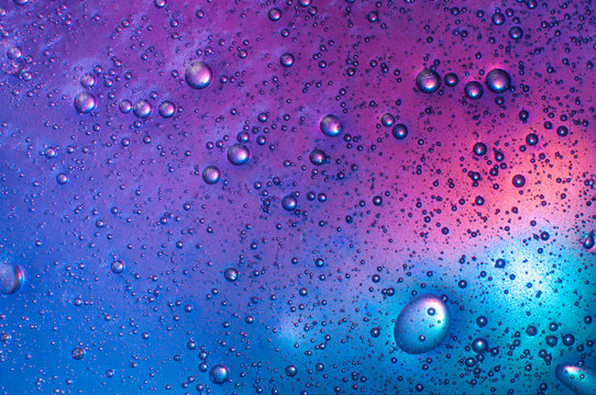 Textured gradient neon background slime