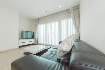 Fototapeta premium living room with a beautiful interior.