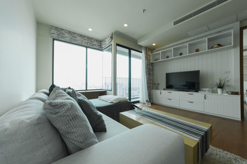 Livingroom Interior with sofa.