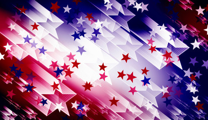 America ,American background ,banner background, blue background ,holiday ,confetti, design ,drop, flag ,holiday, independence ,July, many stars red, white and blue stars
